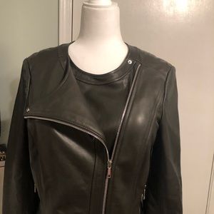 Lafayette 148 leather jacket